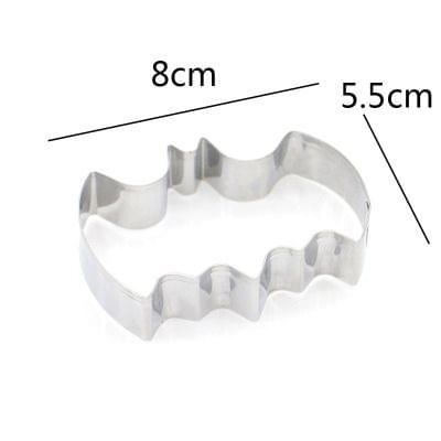 Stainless Steel Cookie Cutter Bat Modeling Mold Halloween Cutting Mold DIY Tool