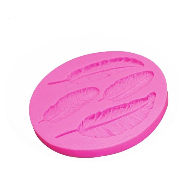 3 PCS Feather Silicone Mold Fondant Cake Chocolate Decoration Mold