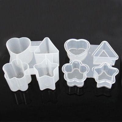 Geometry Pattern 4-Grid Ice Cube Tray