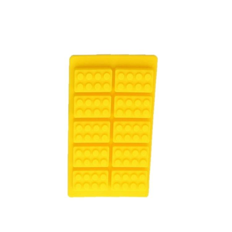 2 PCS Creative Building Blocks Silicone Ice Cube Mold Robot Chocolate Mold(165044)