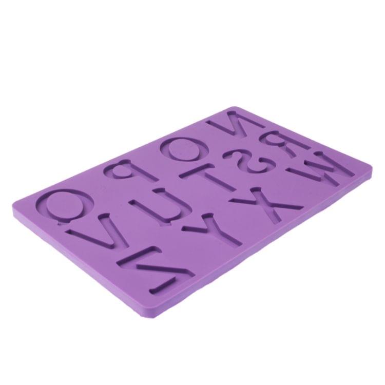 Soft Silicone English Letters Style DIY Cake / Fondant / Sugar Paste Mold / Ice Cube Trays (Random Color Delivery)