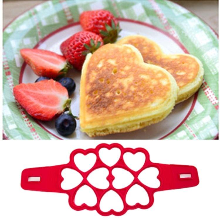 Silicone Cake Mold Baking Tools DIY Multi-shape Cake Mold Kitchen Accessories,10 Holes Heart Shaped