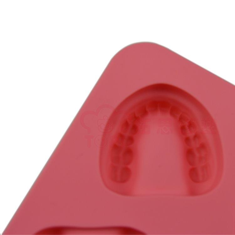 2 PCS Food-grade Silicone Teeth Ice Cube Trays