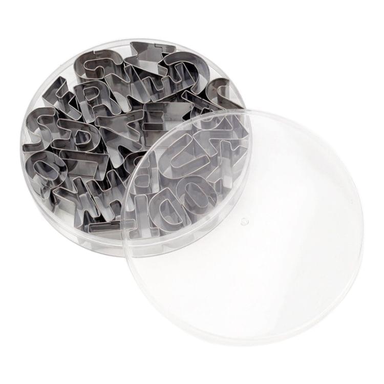 Letters Shape Food Processing Machine for Soft Biscuit Machine / Biscuit Moulds(Silver)