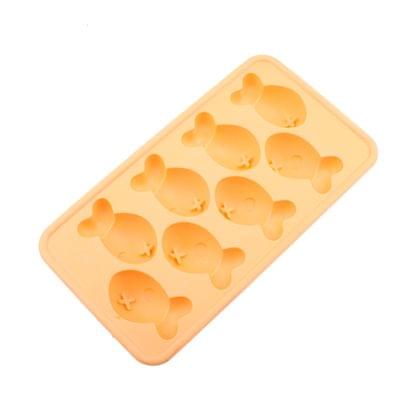 Fish Shaped Ice Cube Pattern Tray (Random Color Delivery)