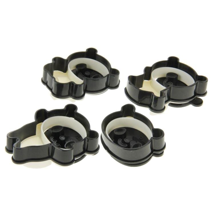 4 PCS Panda Cookie Mold Biscuit Mold