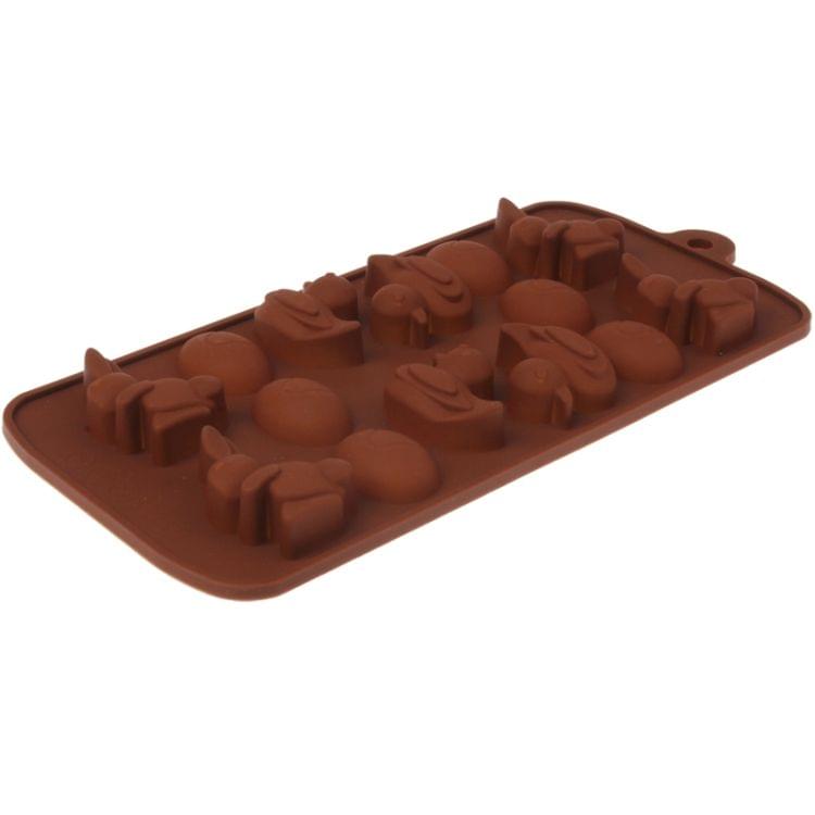 Lovely Rabbit & Duck Pattern Silicone Fondant Cake Mold