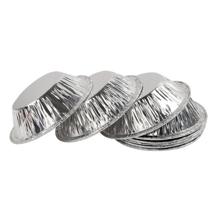 250PCS  Aluminum Foil Egg Tart Cup Cake Holder, Size: 7.5 x 4 x 2cm