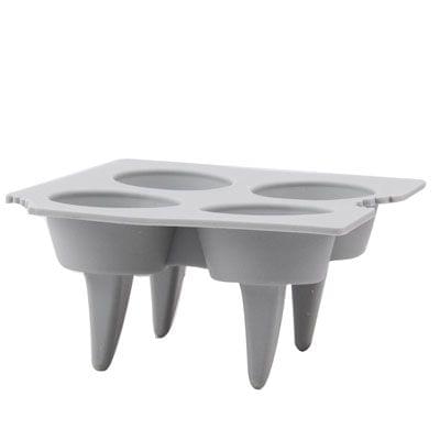 Novelty Shark Fin 4-Grid Ice Cube Tray (Random Color Delivery)
