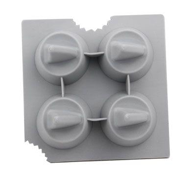 Novelty Shark Fin 4-Grid Ice Cube Tray (Random Color Delivery)
