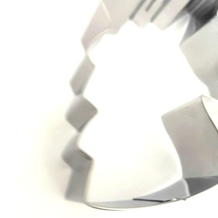 2 PCS Unicorn Head Shape Cookie Cutter Stainless Steel Biscuit Mould