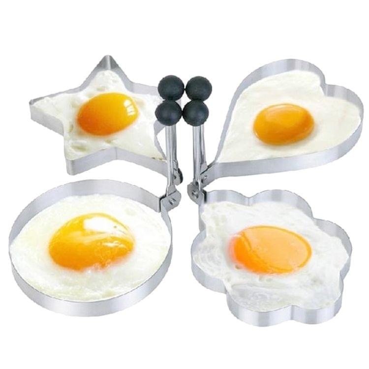 4 PCS Stainless Steel Fried Egg Pancake Mold