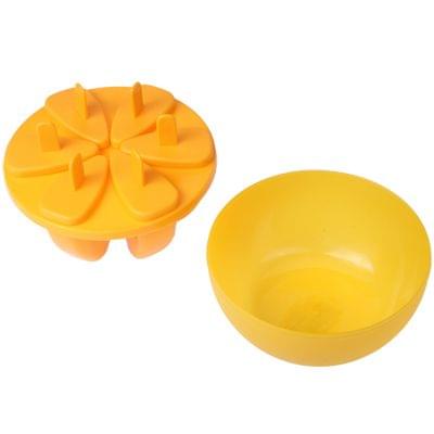 Orange Style Popsicle Ice Lolly Ice Cream Bar Mold Maker with Six Sticks (Random Color Delivery)