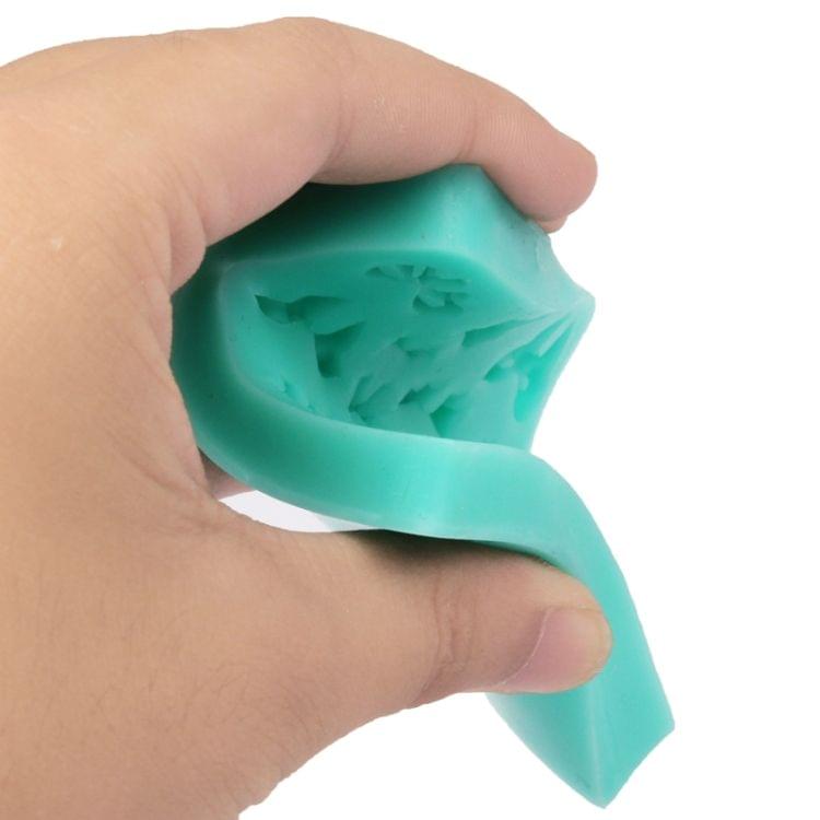 Soft Silicone Bowknot Style DIY Cupcake / Cake / Bread / Jelly / Chocolate / Pizza / Sugar Paste Mold(Green)