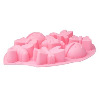 8-in-1 Insect Butterfly Dragonfly Beetle Shaped Silica Cake Mold