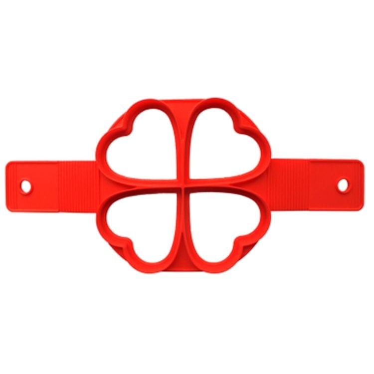 Silicone Cake Mold Baking Tools DIY Multi-shape Cake Mold Kitchen Accessories,4 Holes Heart Shape
