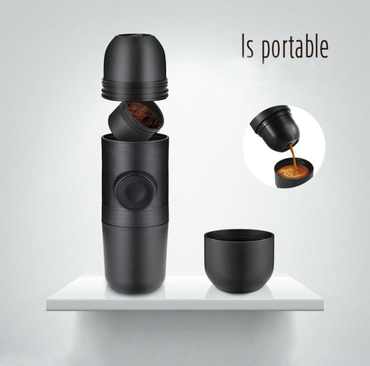 Manual Pressure Style Portable Coffee Maker Quick Coffee Machine for Travel, Home, Office