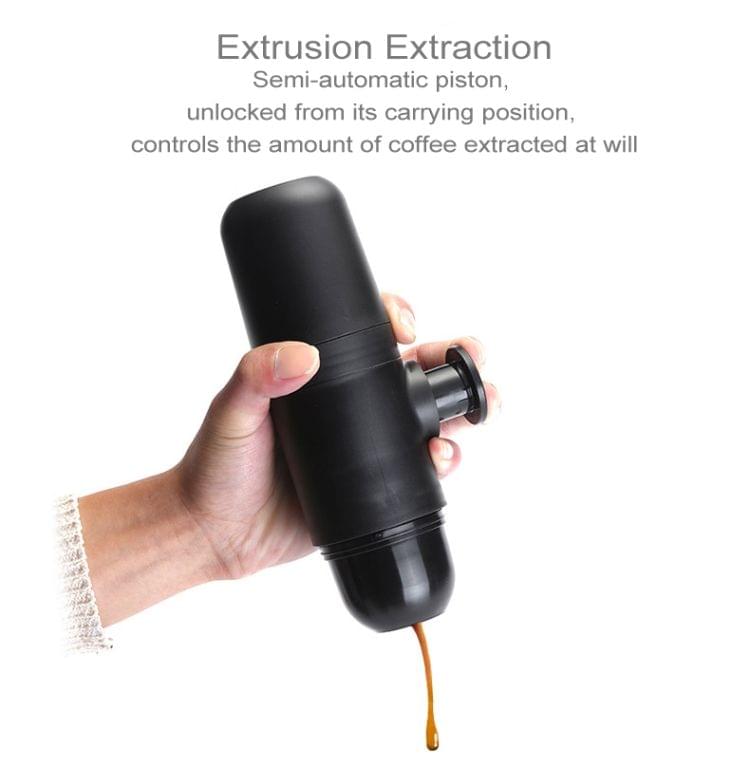 Manual Pressure Style Portable Coffee Maker Quick Coffee Machine for Travel, Home, Office