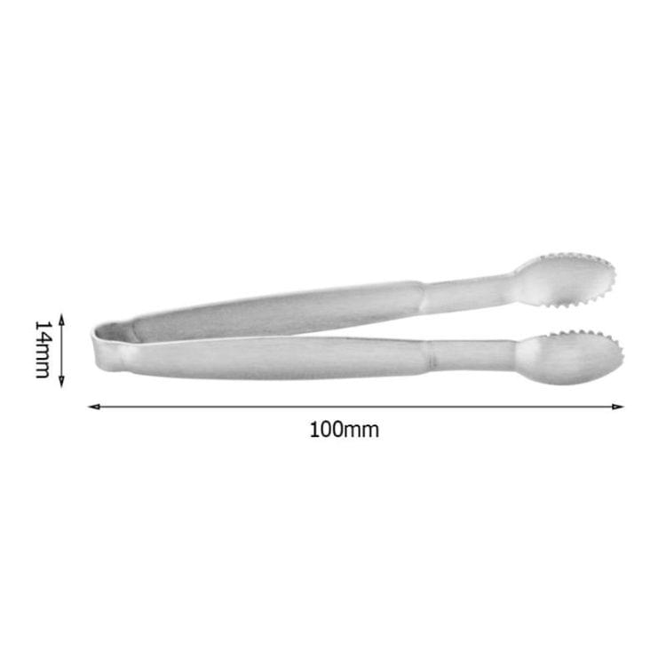 Stainless Steel Coffee Sugar Clip Kitchen Bar Clip(Silver)