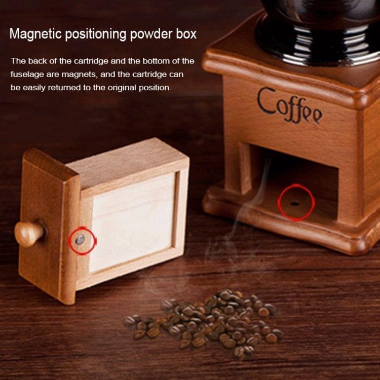 Classical Wooden Mini Coffee Grinder Manual Bean Spice Mill Hand Grinding Machine
