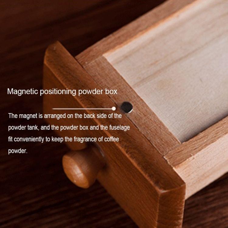 Classical Wooden Mini Coffee Grinder Manual Bean Spice Mill Hand Grinding Machine