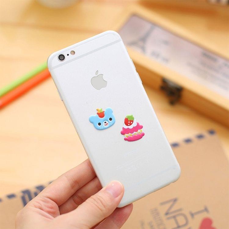 2 PCS Cakes Pattern Creative Cartoon Children DIY Album Diary Decorative Stereo Bubble Sticker