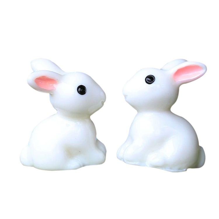 Lovely Resin Plants Rabbit Micro Landscape Succulent Ornaments Plant Decoration Garden DIY Doll