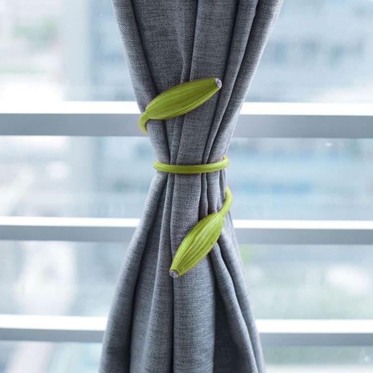 2 PCS Fashion Adornments Creative Curtain Tie Rope(Green)