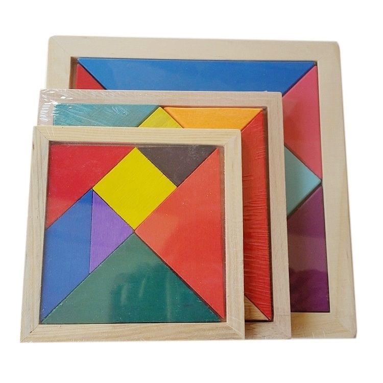 Wooden Three-Dimensional Puzzle Board DIY Kids Baby Educational Wood Toy, Random Color Delivery