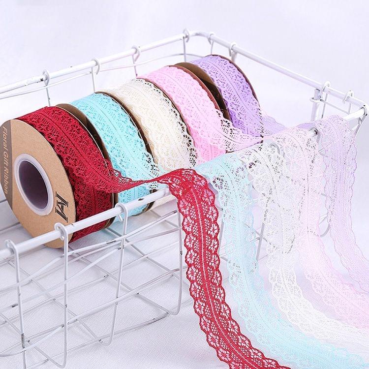 Exquisite Lace DIY Manual Bowknot Gift Bouquet Ribbons Flowers Packaging Ribands, Size: 3.0cm*50m, Random Color Delivery