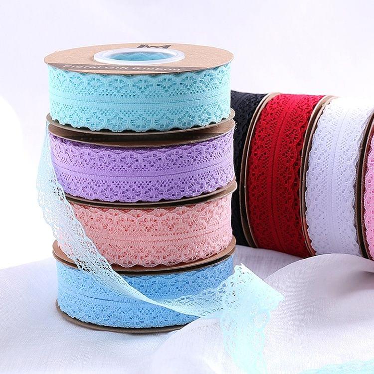 Exquisite Lace DIY Manual Bowknot Gift Bouquet Ribbons Flowers Packaging Ribands, Size: 3.0cm*50m, Random Color Delivery