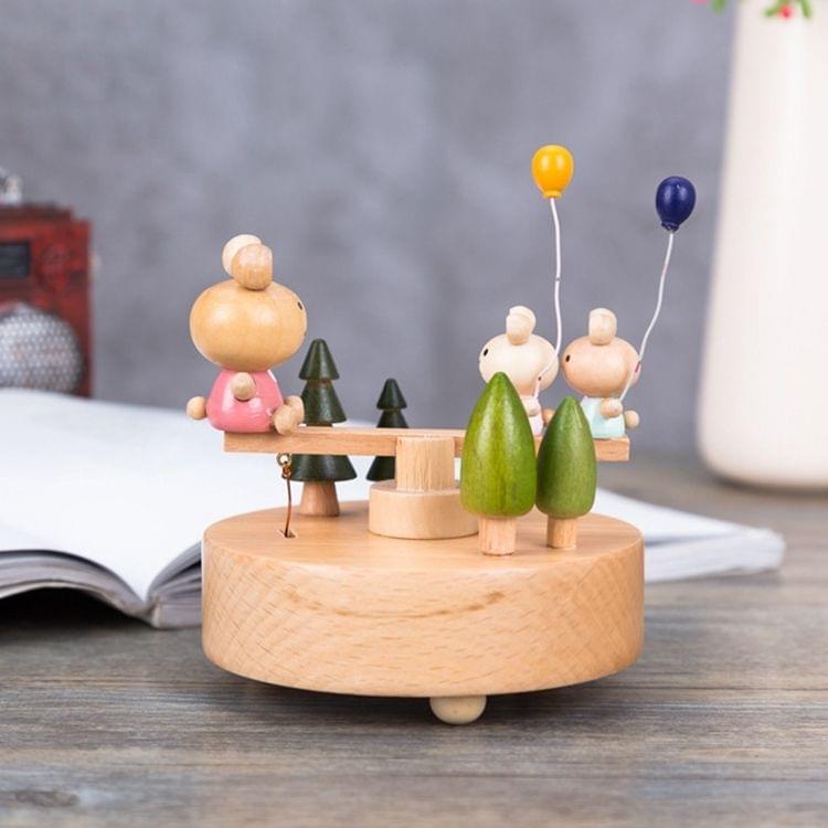 Seesaw Shape Home Decor Originality  Wooden Musical  Boxes