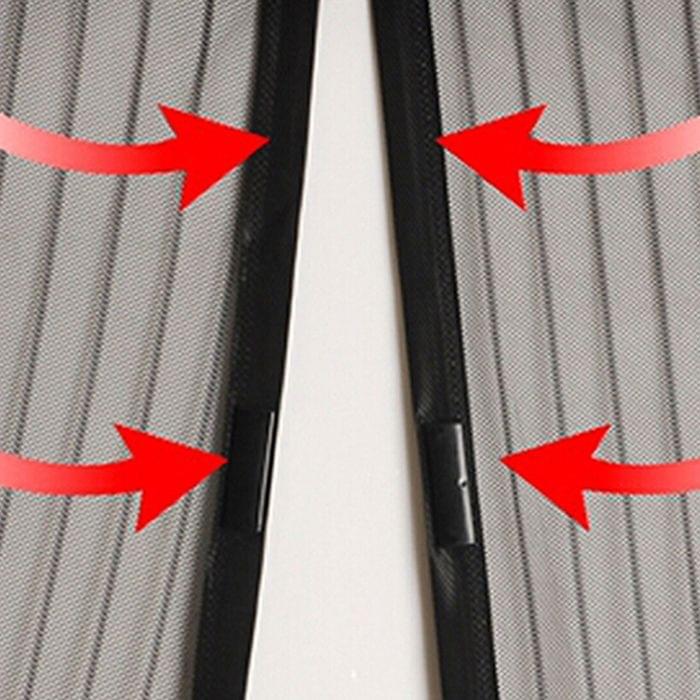 Magic Mesh Magnetic Mosquito-proof Screen Door Curtain, Size:210x100cm(White)