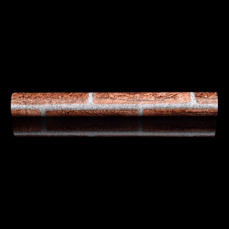 Iron Phosphate Creative 3D Stone Brick Decoration Wallpaper Stickers Bedroom Living Room Wall Waterproof Wallpaper Roll, Size: 45 x 1000cm