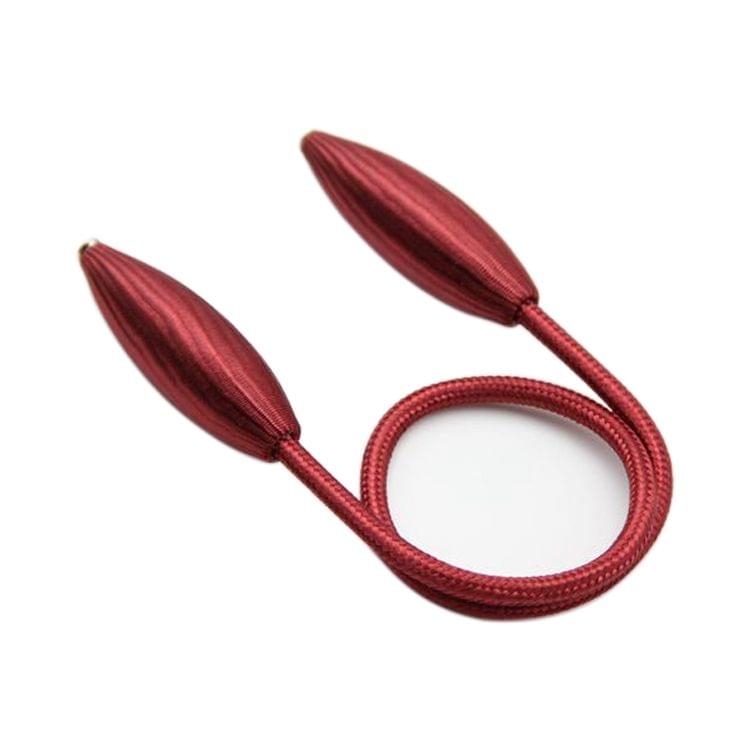 2 PCS Fashion Adornments Creative Curtain Tie Rope(Red)