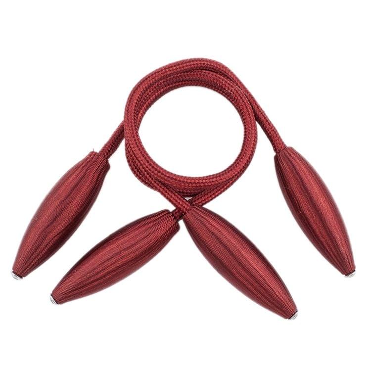 2 PCS Fashion Adornments Creative Curtain Tie Rope(Red)