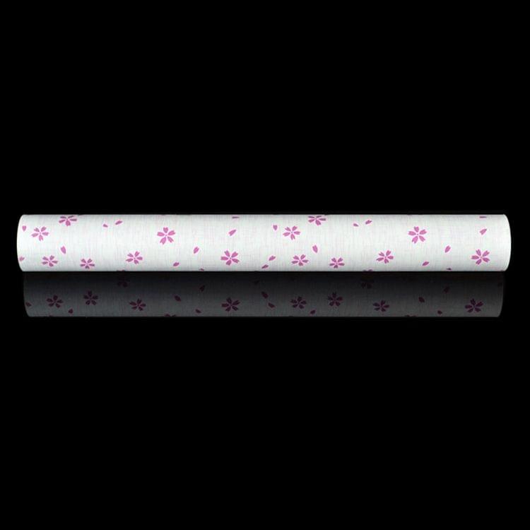 Powder Cherry Blossom Creative 3D Stone Brick Decoration Wallpaper Stickers Bedroom Living Room Wall Waterproof Wallpaper Roll, Size: 45 x 1000cm