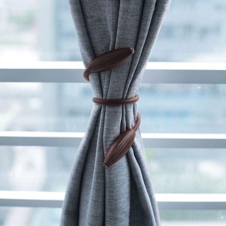 2 PCS Fashion Adornments Creative Curtain Tie Rope(Coffee)