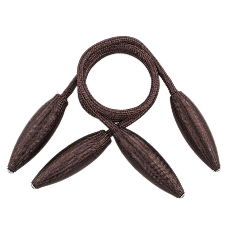 2 PCS Fashion Adornments Creative Curtain Tie Rope(Coffee)
