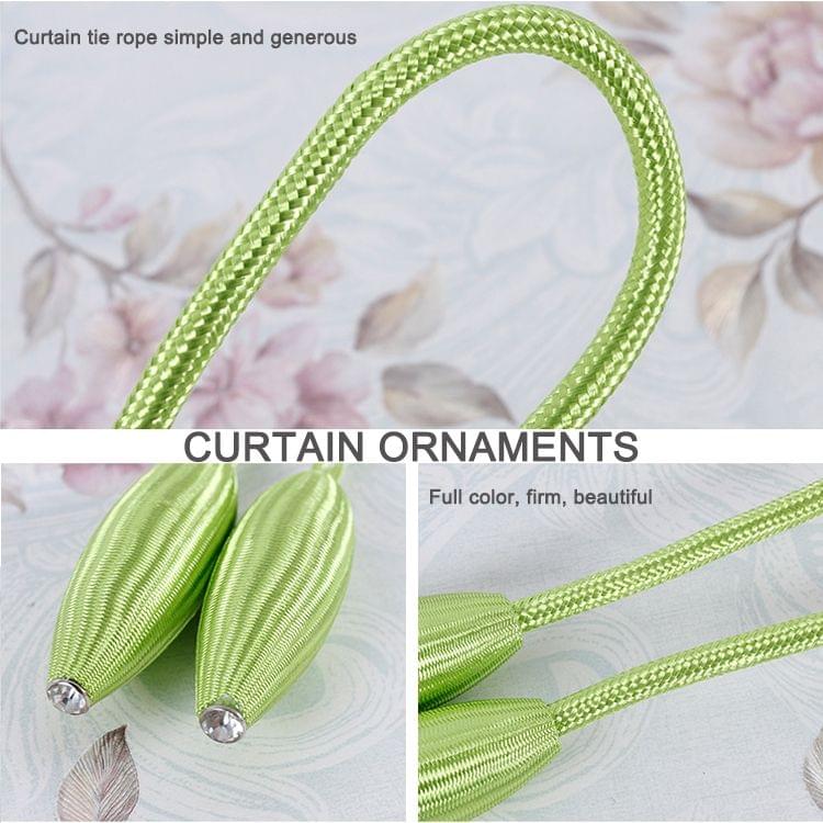 2 PCS Fashion Adornments Creative Curtain Tie Rope(Coffee)