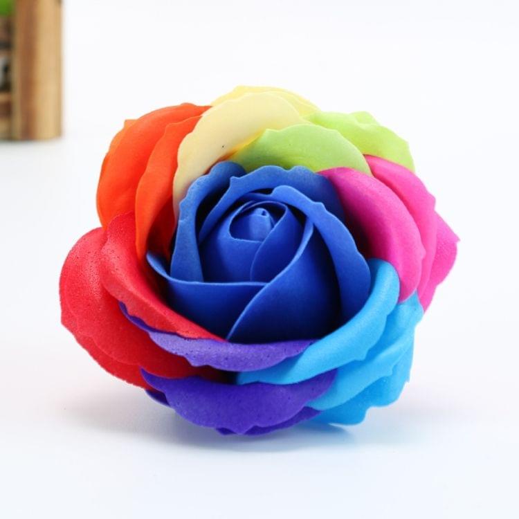 5 PCS Rose Shaped Colorful Soap Flowers, Random Color Delivery