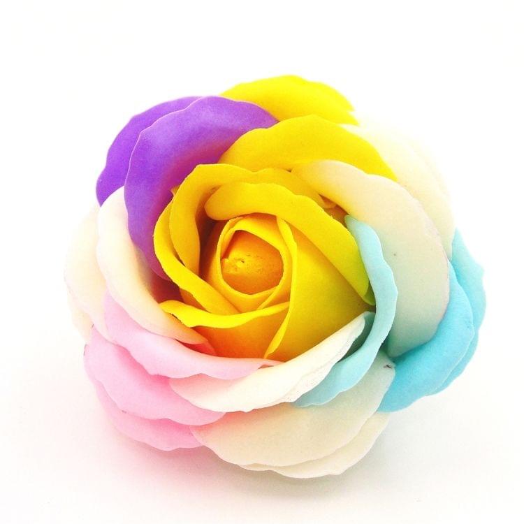 5 PCS Rose Shaped Colorful Soap Flowers, Random Color Delivery