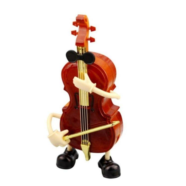 Plastic Violin Shape Music Box Movement Clockwork Music Box Gift(63245)