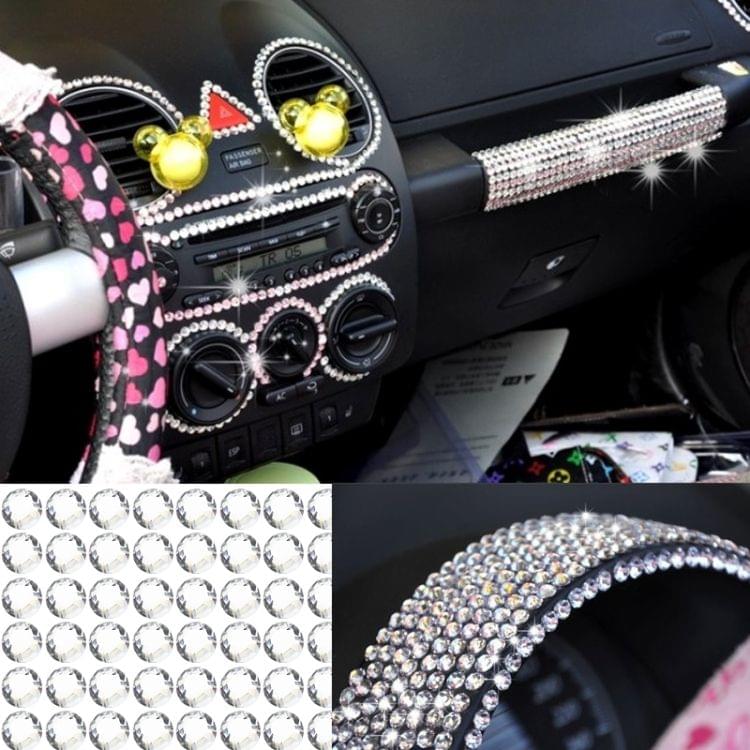 468pcs Glitter Crystal Diamond Decoration / Shining Rhinestone Sticker for DIY Ornament(Silver)