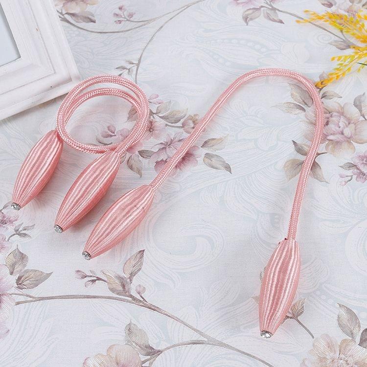 2 PCS Fashion Adornments Creative Curtain Tie Rope(Pink)