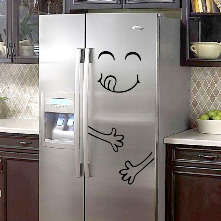 Cute Sticker Fridge Kitchen Wall Refrigerator Vinyl Stickers Home Decoration(C)