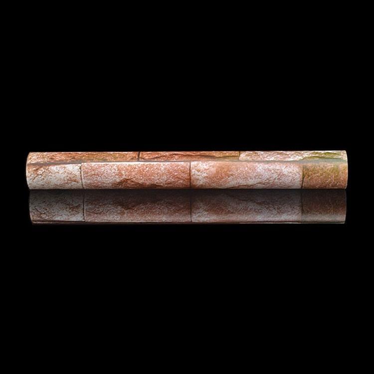 Qi Yunshi Creative 3D Stone Brick Decoration Wallpaper Stickers Bedroom Living Room Wall Waterproof Wallpaper Roll, Size: 45 x 1000cm