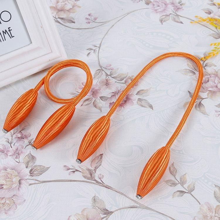 2 PCS Fashion Adornments Creative Curtain Tie Rope(Orange)
