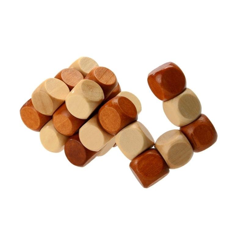 Wooden Children Adult Casual Unlock Toys Cube Toys DIY Kids Baby Educational Toy