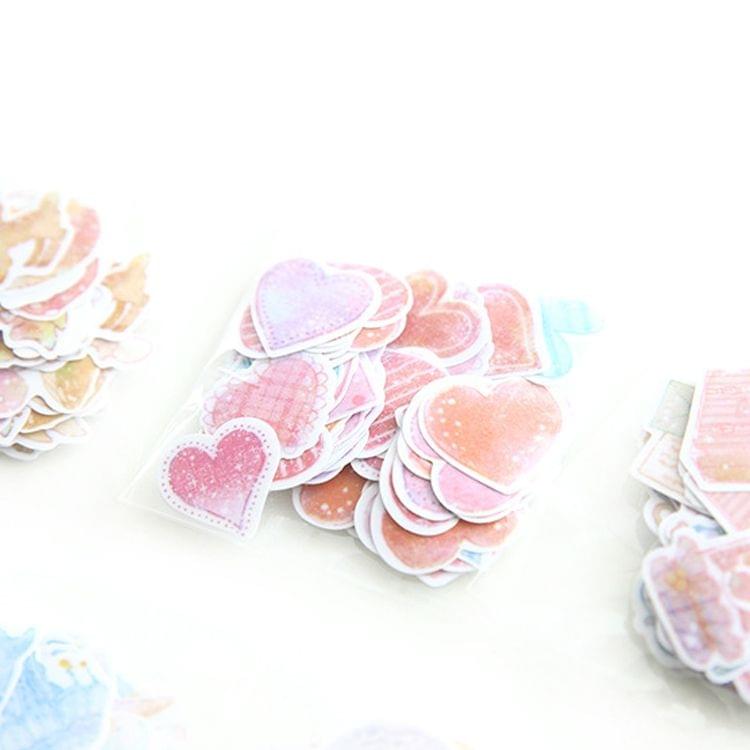 Creative Waterproof PVC Sticker DIY Album Diary Watercolor Decorative Sticker, Random Delivery